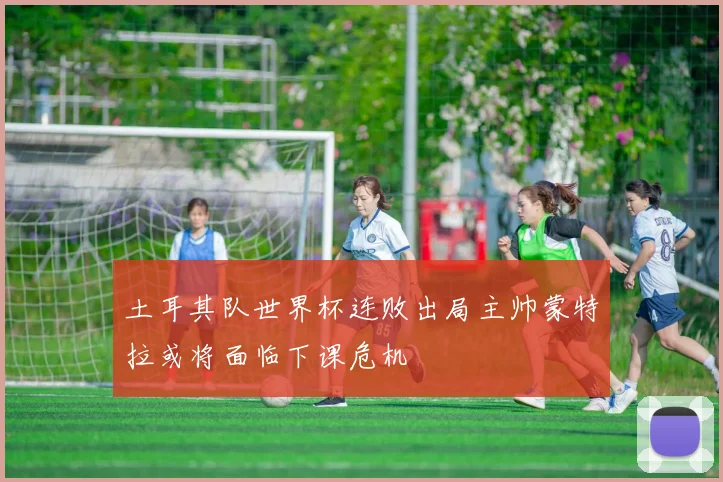 土耳其队世界杯连败出局主帅蒙特拉或将面临下课危机